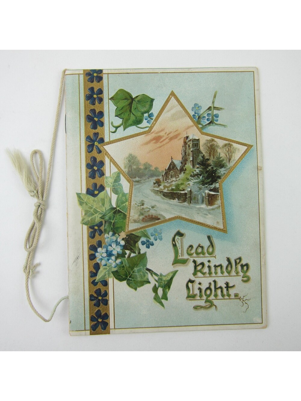 Victorian Child's Picture Prayer Book Lead Kindly Light Raphael Tuck Antique